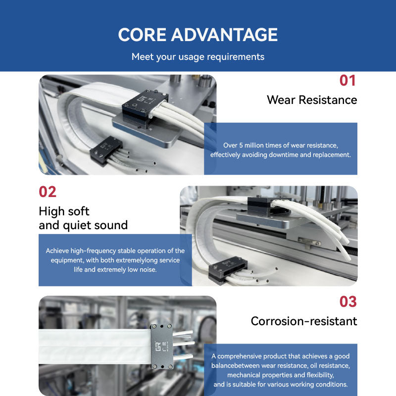 GRC-T Series Open-Style Cleanroom Drag Chain, Dust-free Drag Chain