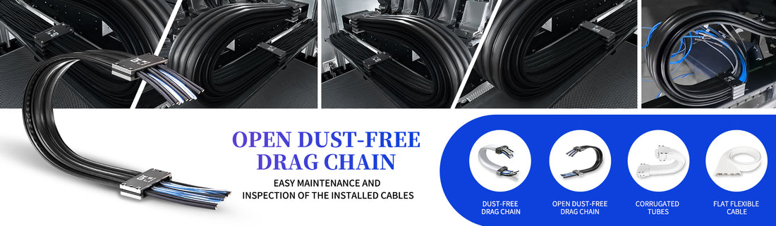 Innovative Dust-Free Drag Chains for Optimal All-in-One Moving Cable Systems