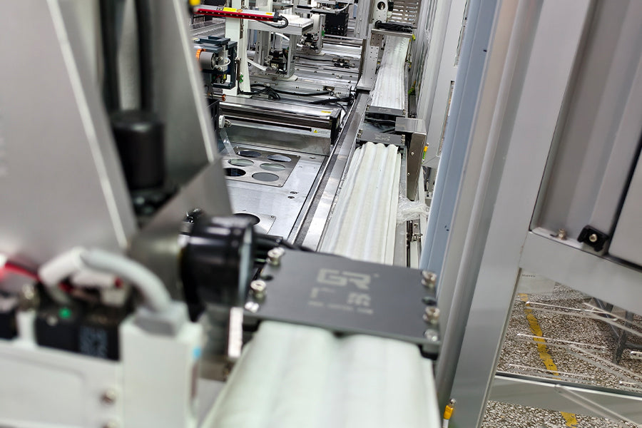 What is the significance of a cleanroom energy chain in maintaining sterile production environments