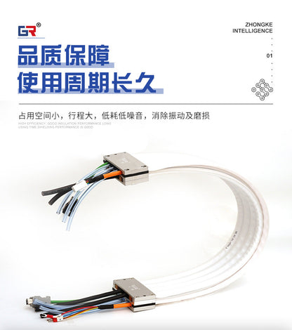 Dust free drag chains for wafer defect detection equipment - Premium dust-free drag chain from GuangRou - Source Manufacturer, Customized Solutions.