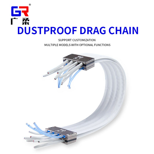 Dust-Proof Drag Chain for Industrial Automation Equipment Cable Protection - Premium dust-free drag chain from GuangRou - Source Manufacturer, Customized Solutions.
