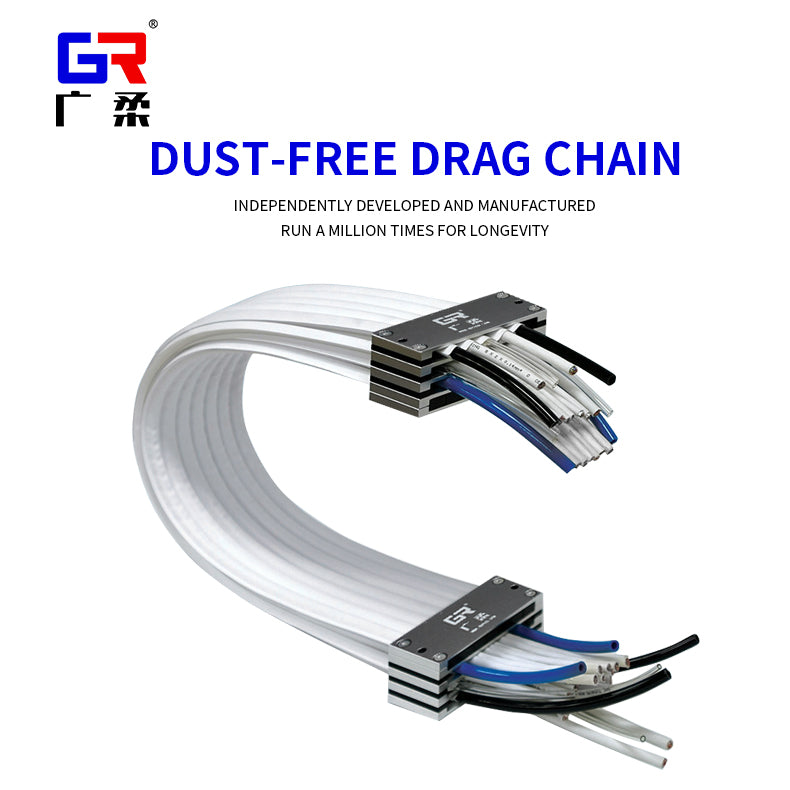 New energy semiconductor automation cleanroom dust-free drag chain - Premium dust-free drag chain from GuangRou - Source Manufacturer, Customized Solutions.