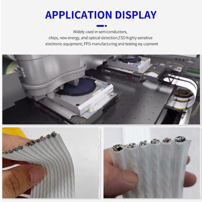 High flexible flat cable with stable bending signal, low friction, dust-free, and quiet sound can replace Gore for easy installation and wear resistance - Premium flexible flat cable from GuangRou - Source Manufacturer, Customized Solutions.