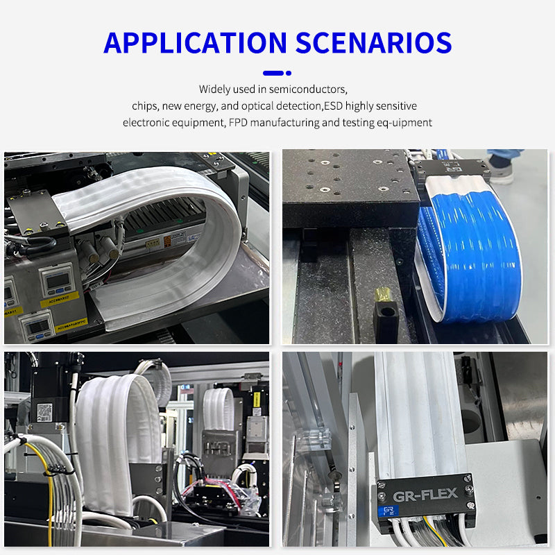 Dust-Proof Drag Chain for Industrial Automation Equipment Cable Protection - Premium dust-free drag chain from GuangRou - Source Manufacturer, Customized Solutions.